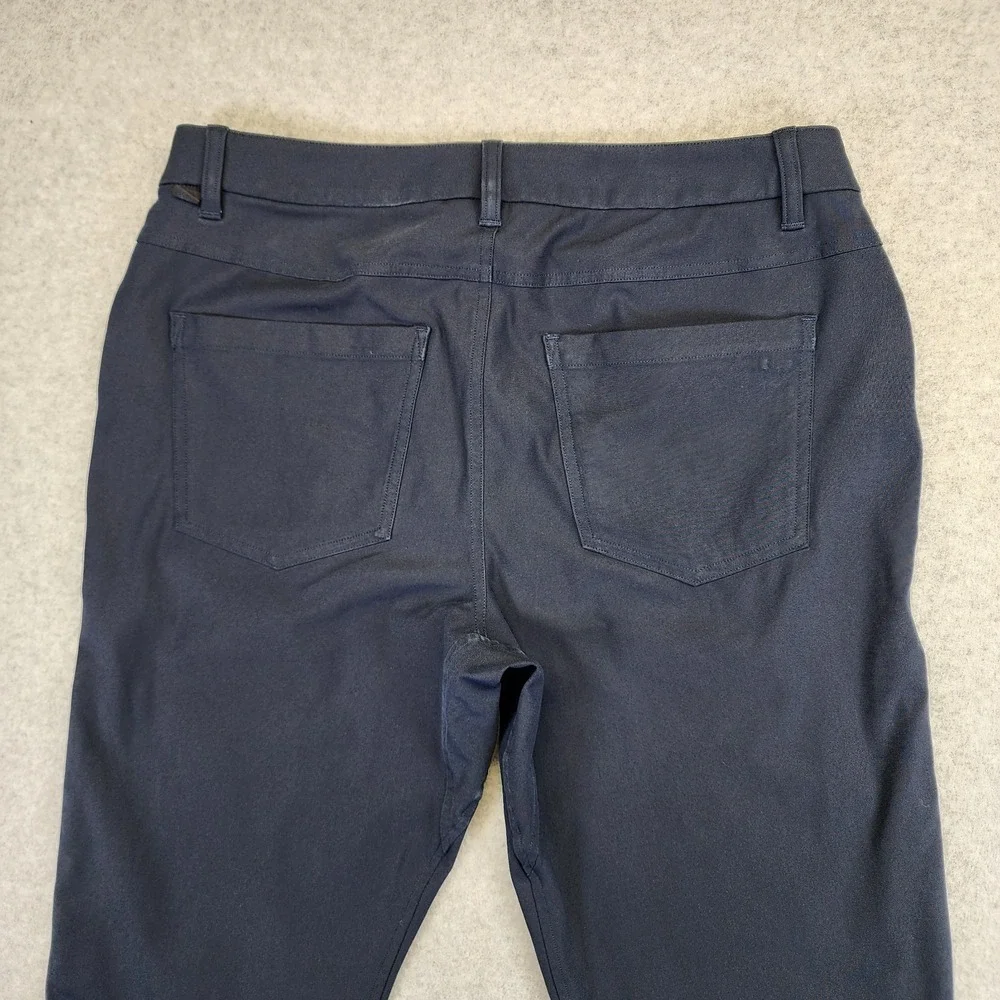 Lululemon ABC Pants Slim Fit 5 Pocket Warpstreme Men's 31x27 Chino Blue LM5AQRS